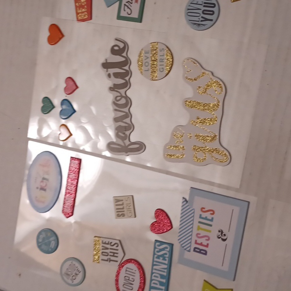 4/$60 Colorful Scrapbook Sticker Set - Incomplete - Picture 12 of 12